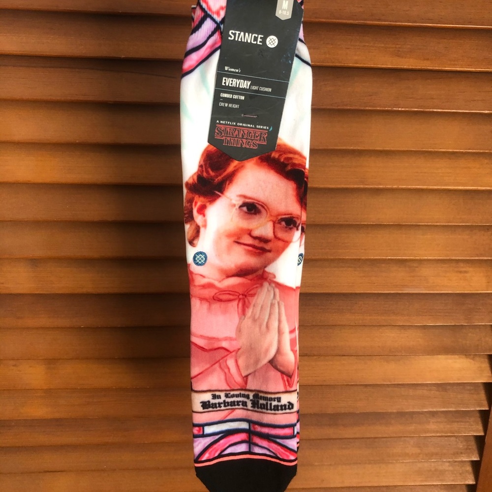 Stance x Stranger Things - RIP Barb socks. Medium.